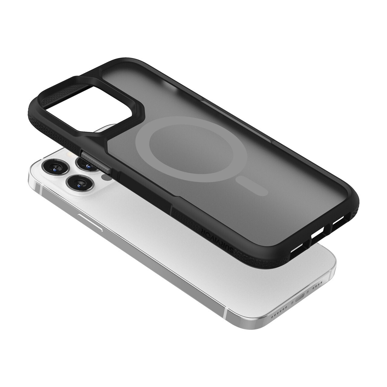 Survivor iPhone 13 Pro Max Endurance for MagSafe, Black/Shadow Gray