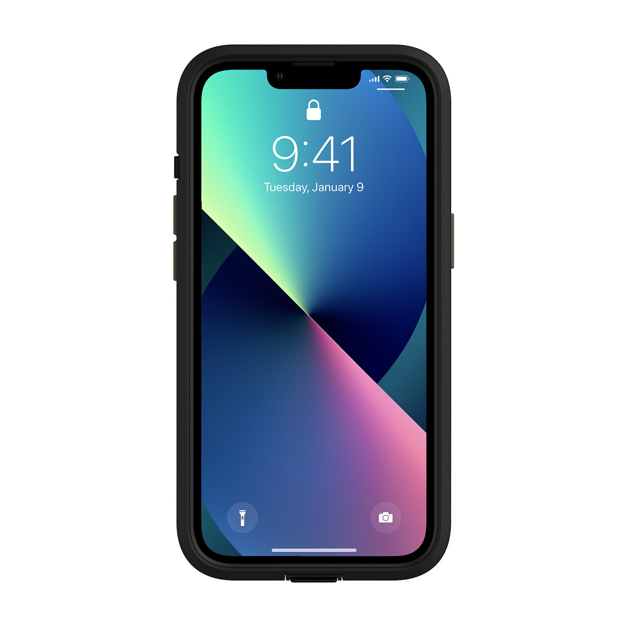 Survivor iPhone 13 Earth, Black/Wild Fern
