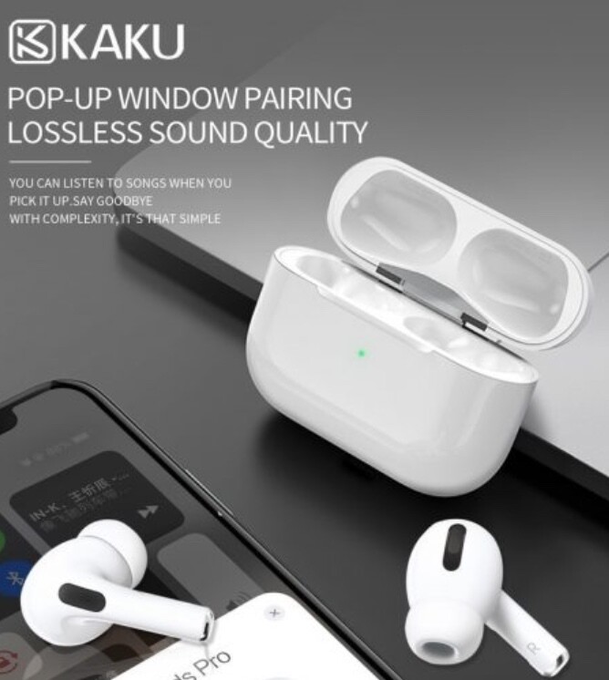 Kaku Audio KSC-549 In-Ear Bluetooth Headset, White