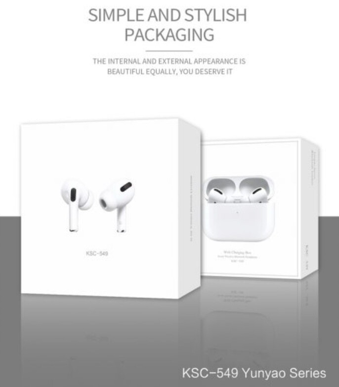 Kaku Audio KSC-549 In-Ear Bluetooth Headset, White