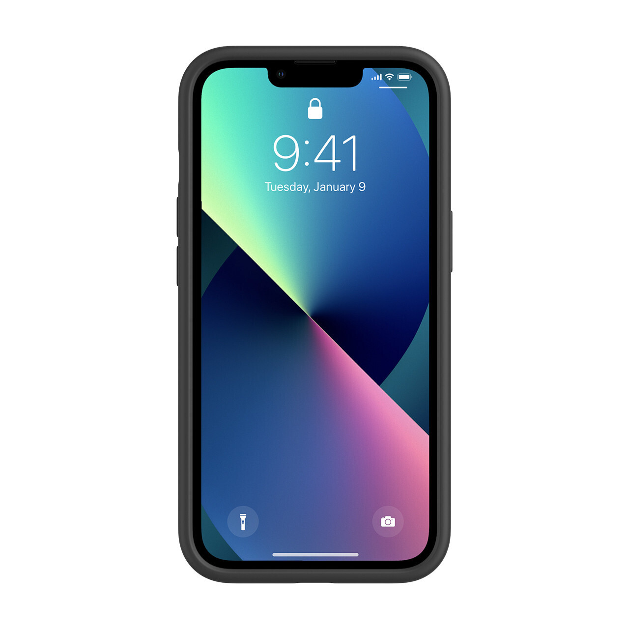 Incipio iPhone 13 Slim, Black/Clear