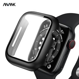 Anank Apple Watch Series 7 (41mm) Screen Guard Case, Black