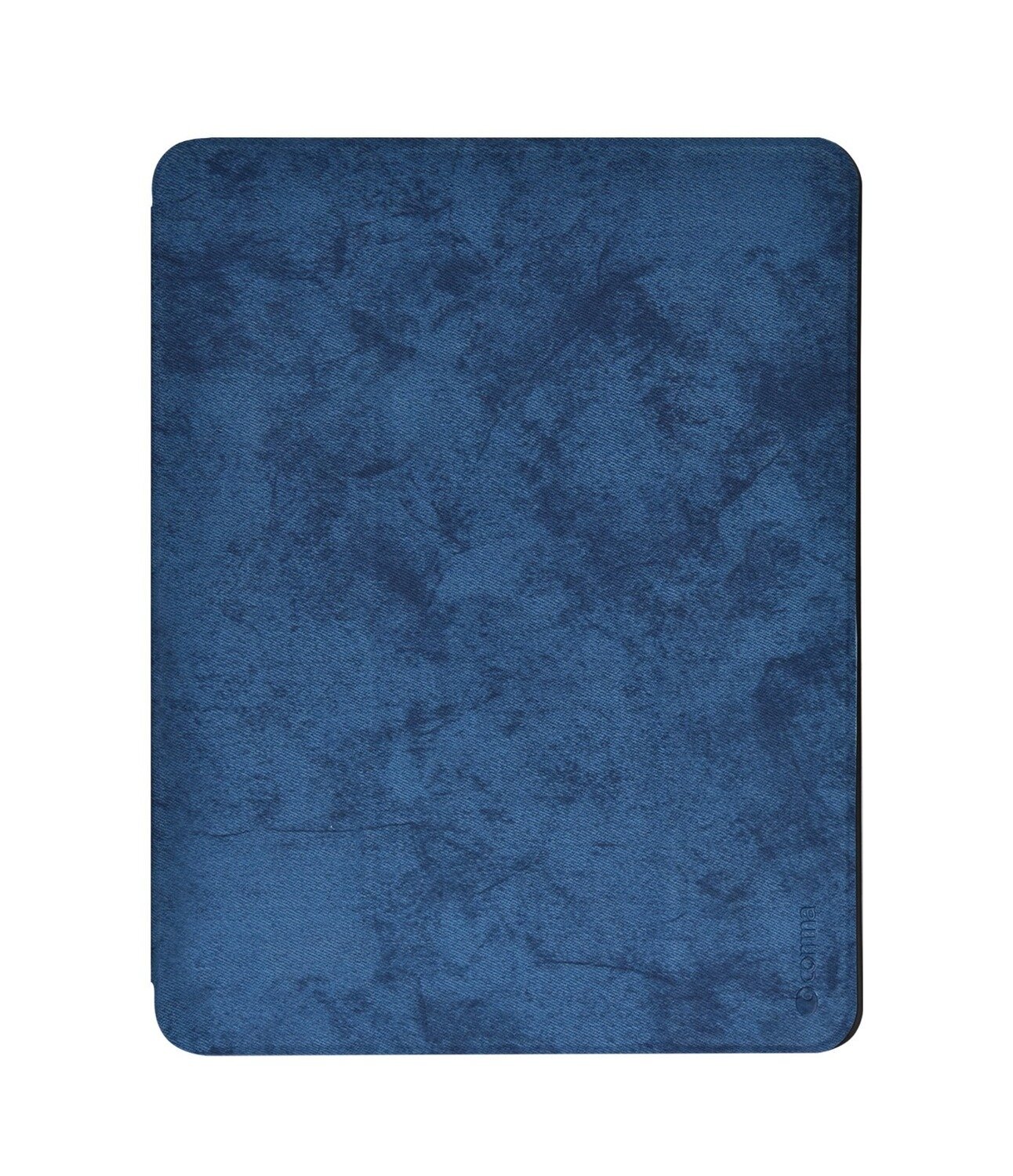 Comma iPad Pro 12.9&quot; (2021~2018) Leather Case with Apple Pencil Slot, Blue