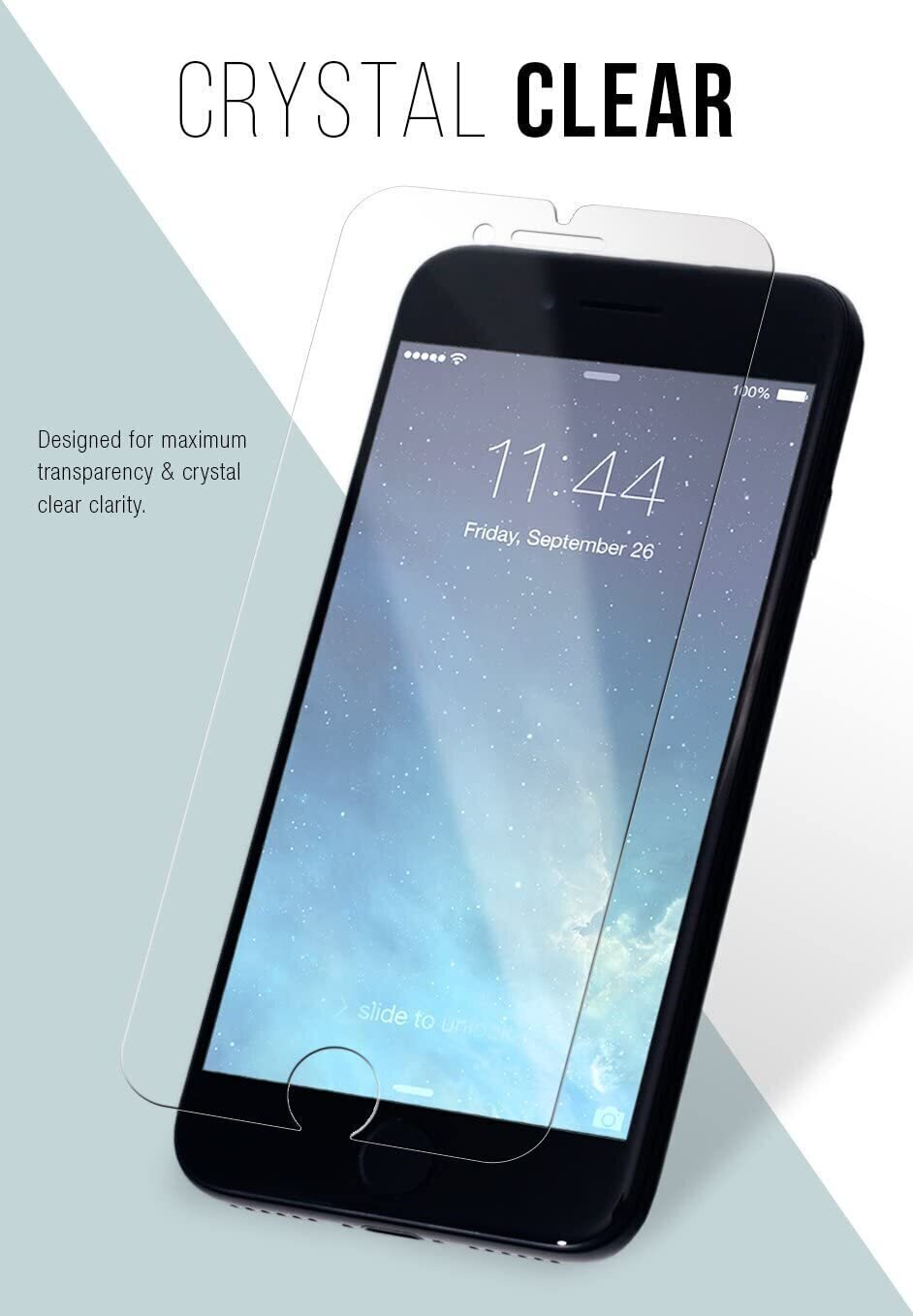 988685-Comma iPhone 7 4.7&quot; Screen Protector, Crystal Clea