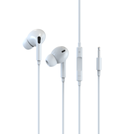 Devia Wired Stereo Earphone Smart, White (3.5mm)