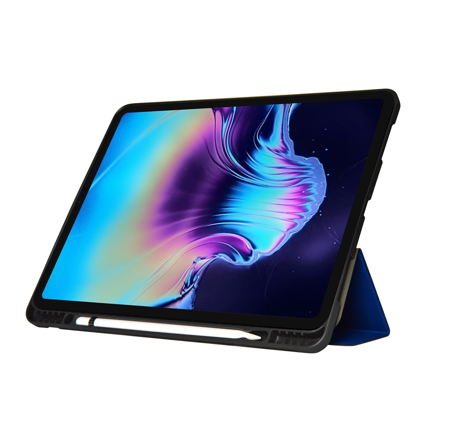 Devia iPad Pro 11&quot; (2021~2018) Leather Case with Apple Pencil Slot, Blue