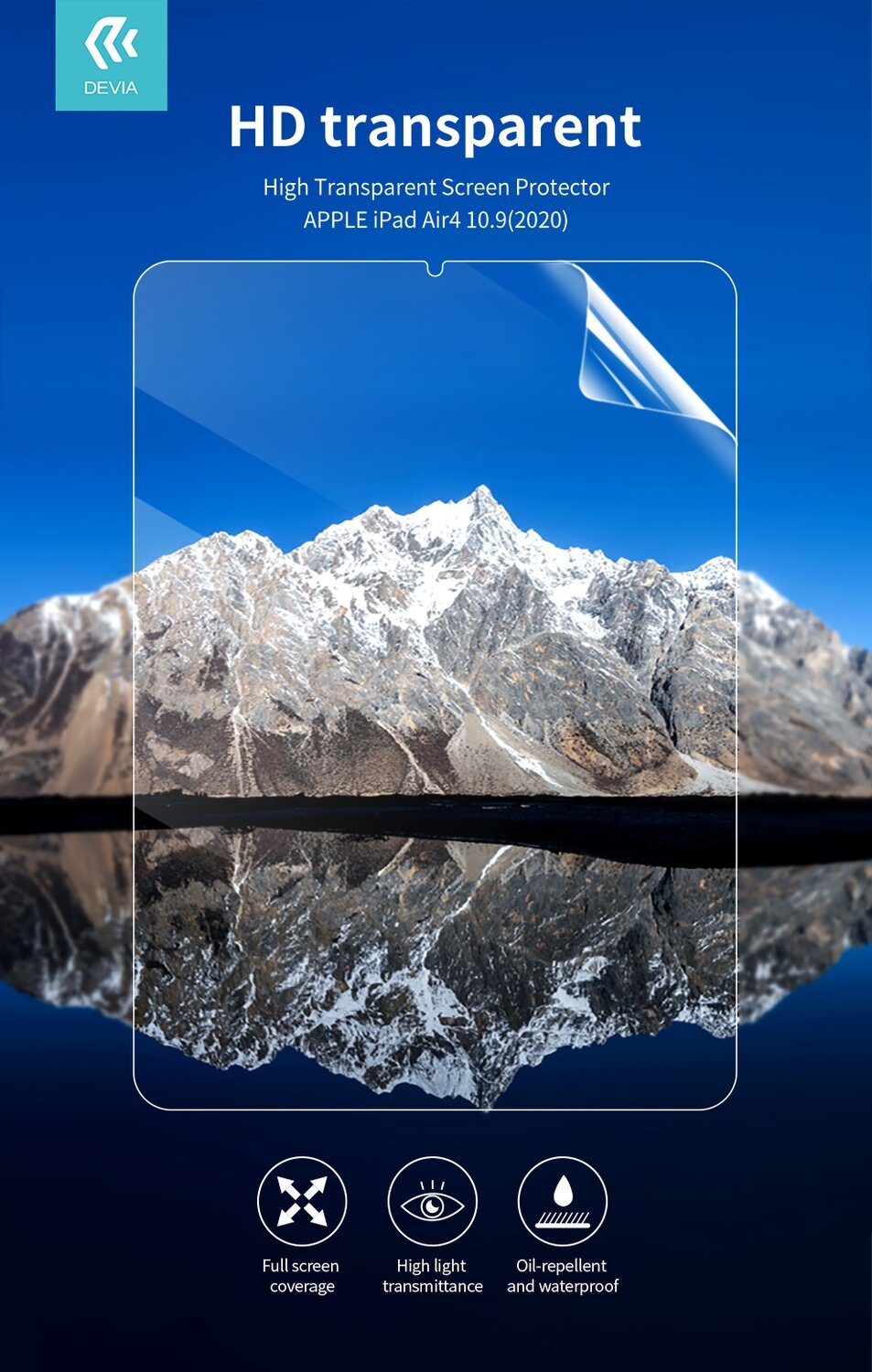 323652-Devia iPad Pro 11&quot;/iPad Air 4 10.9&quot; Screen Protect