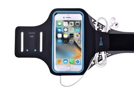 Devia iPhone Universal Slim-fit Lycra Armband, Black