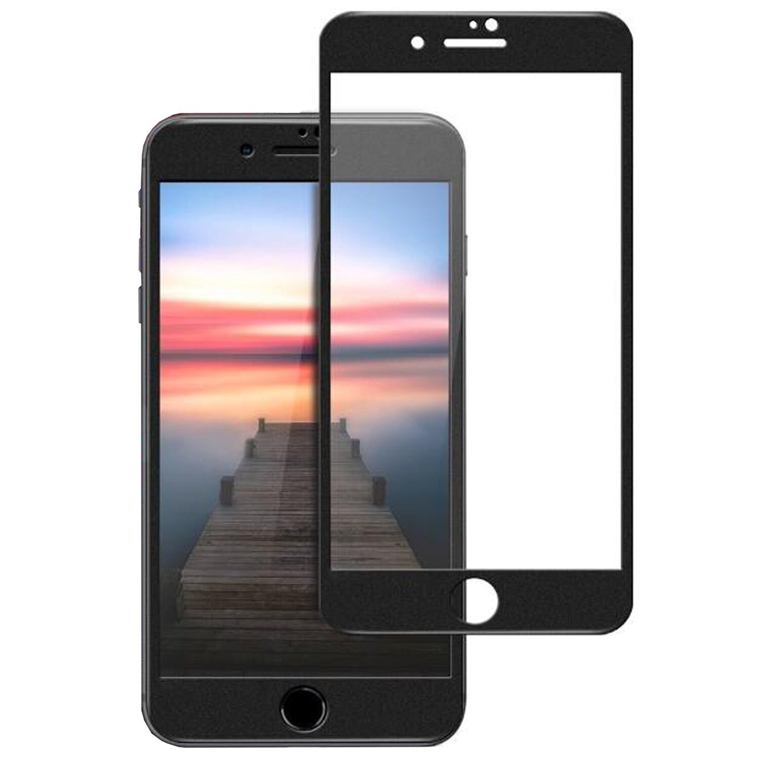 995553-Devia iPhone 7 4.7&quot; Screen Protector, 3D Black (Sc