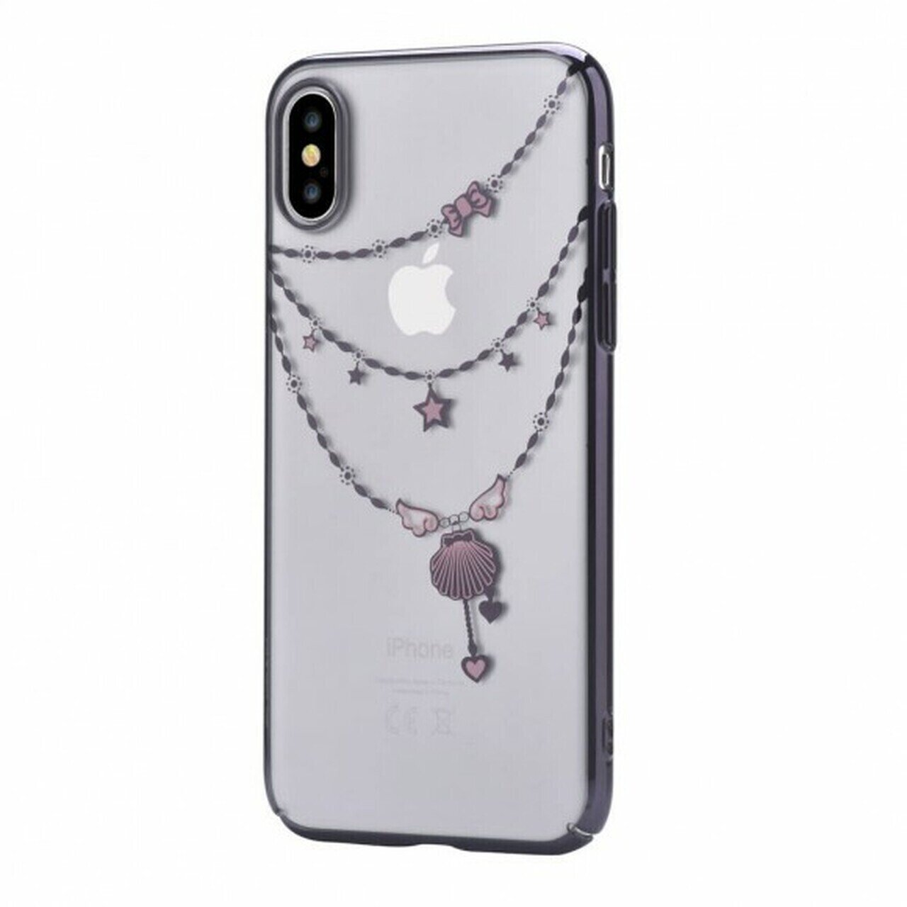 Devia iPhone X Crystal Shell Case, Black