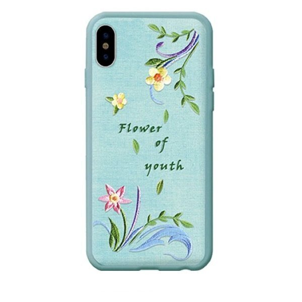 Devia iPhone X Flower Embroidery Case, Yalam