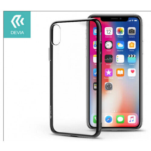 Devia iPhone X Glitter Soft Case, Black