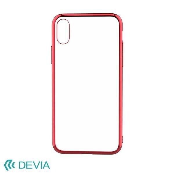 Devia iPhone X Glitter Soft Case, Red