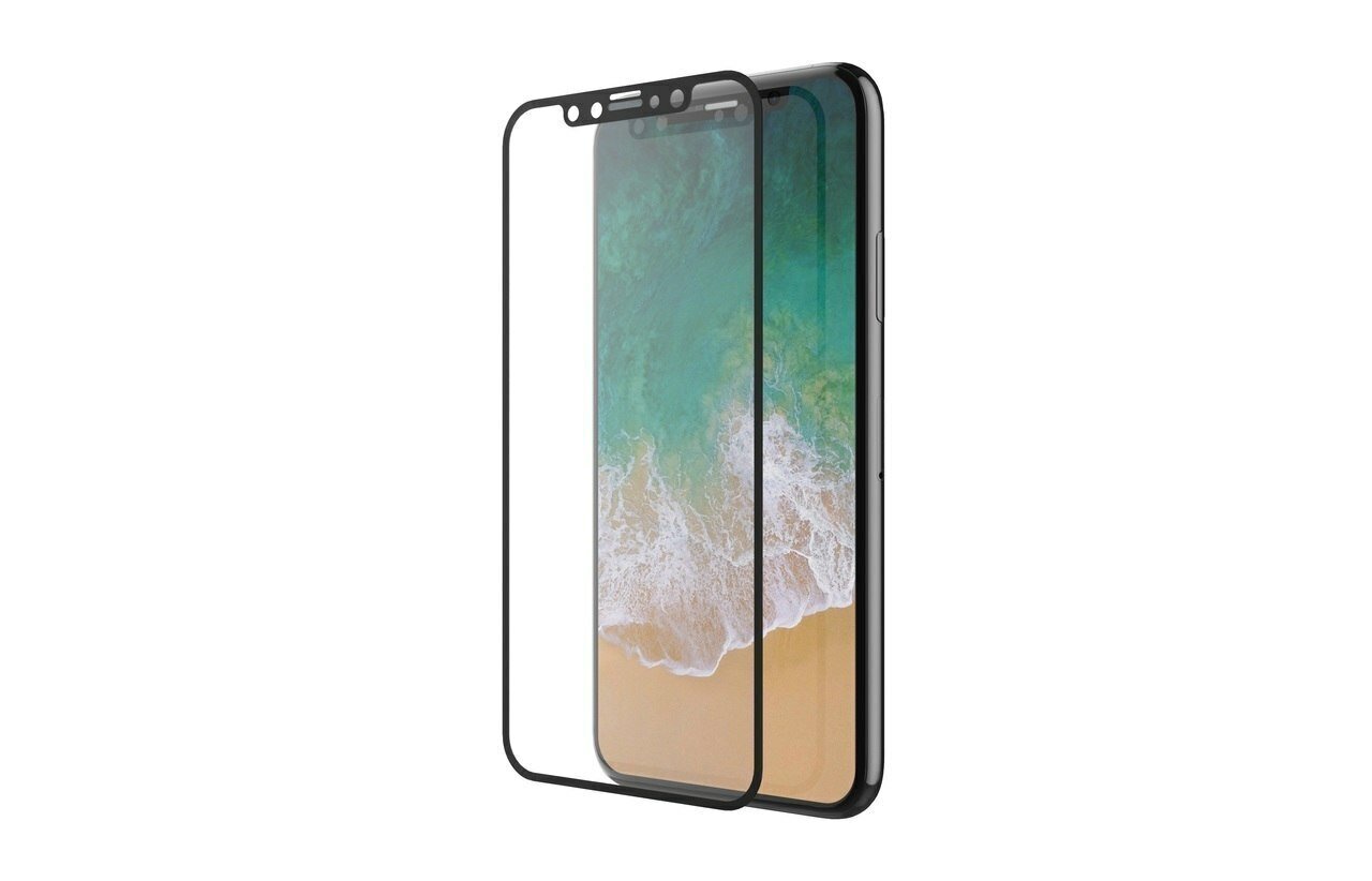 306457-Devia iPhone X Tempered Glass (Asahi), Full Anti-G