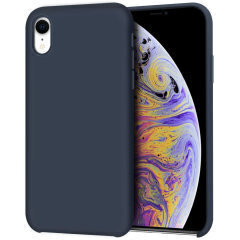 Devia iPhone XR Ultra-Thin Silicone Case, Blue