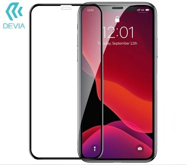 6938595315084-Devia iPhone Xs Tempered Glass (Asahi), Entir