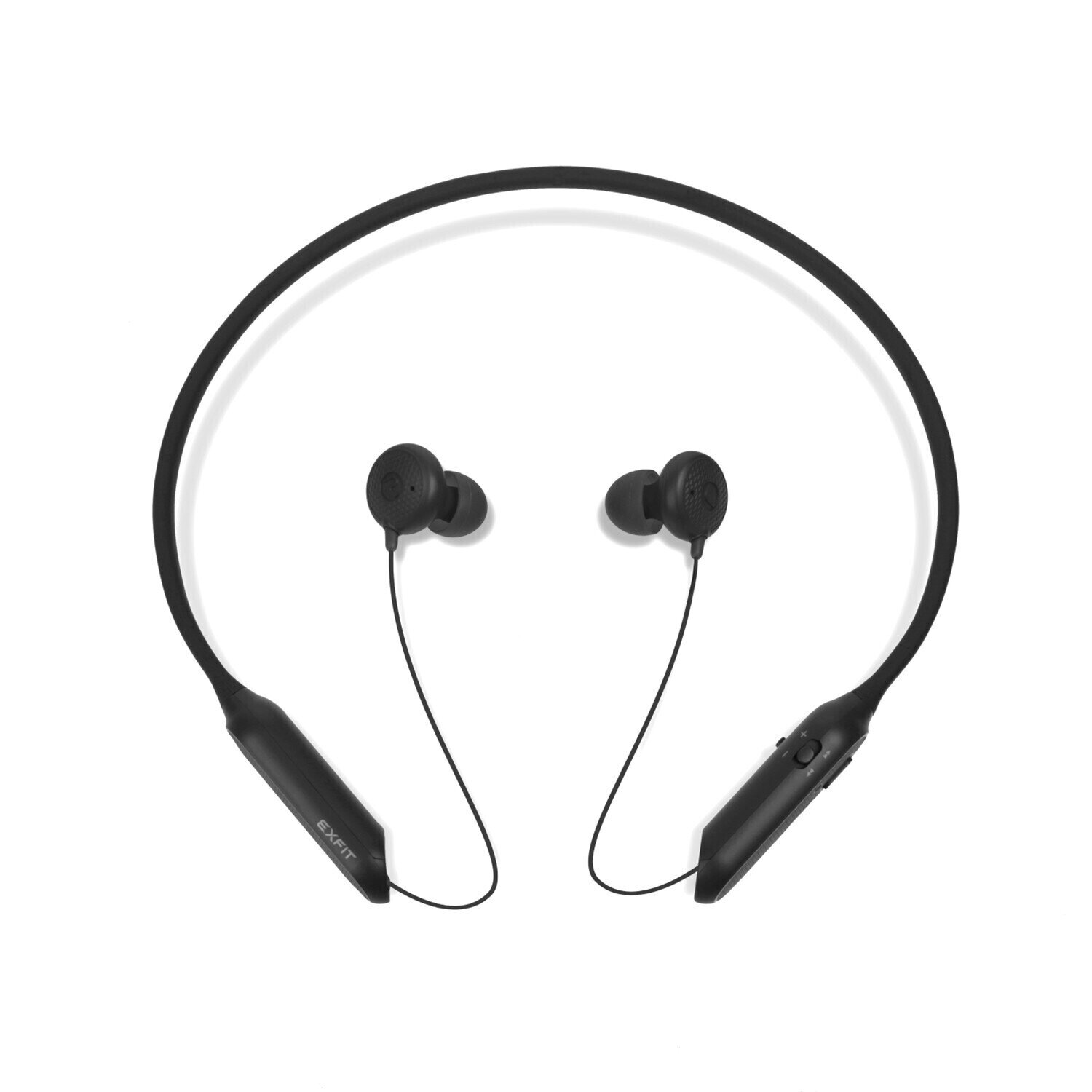 EXFIT BCS-A1 Bluetooth Stereo Headset Fast Charging, Black