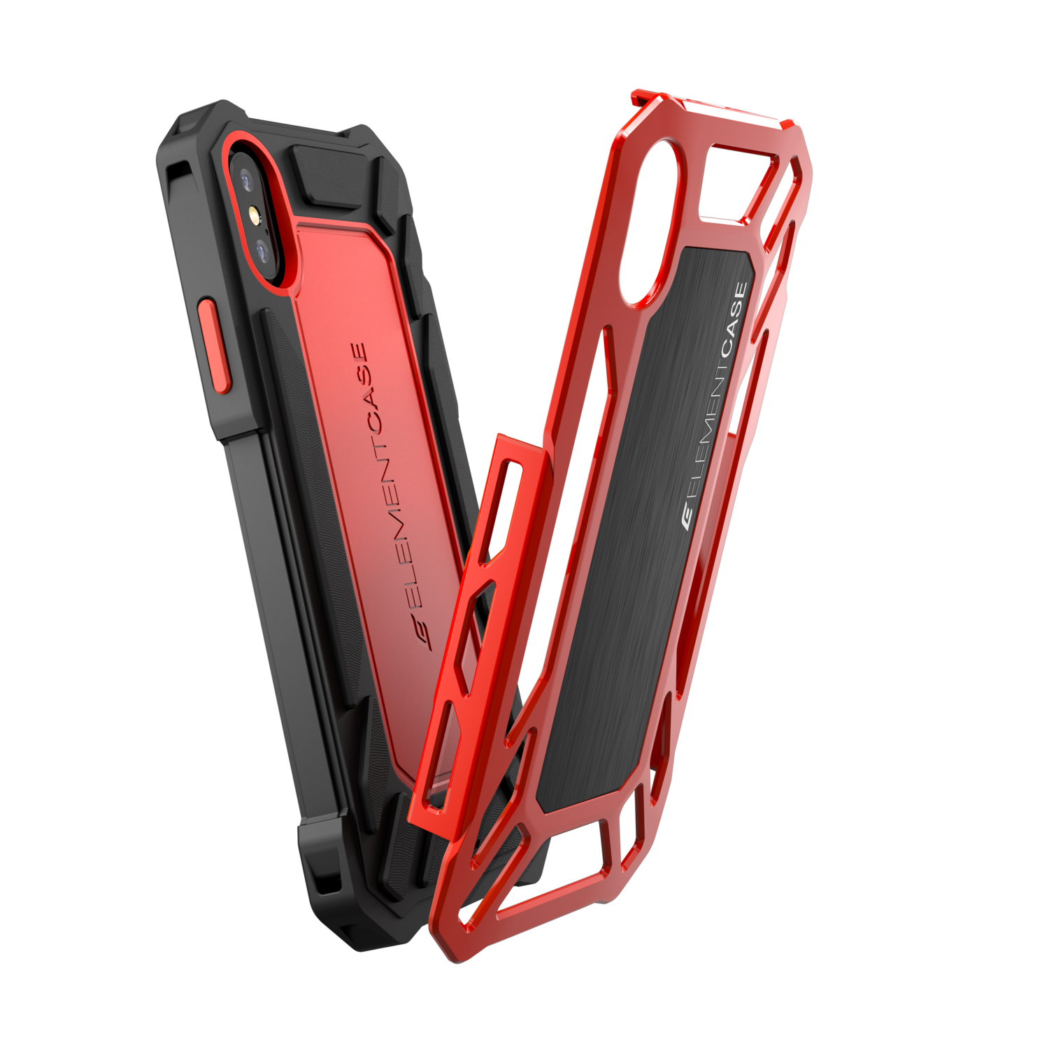 Element Case iPhone X Roll Cage, Red