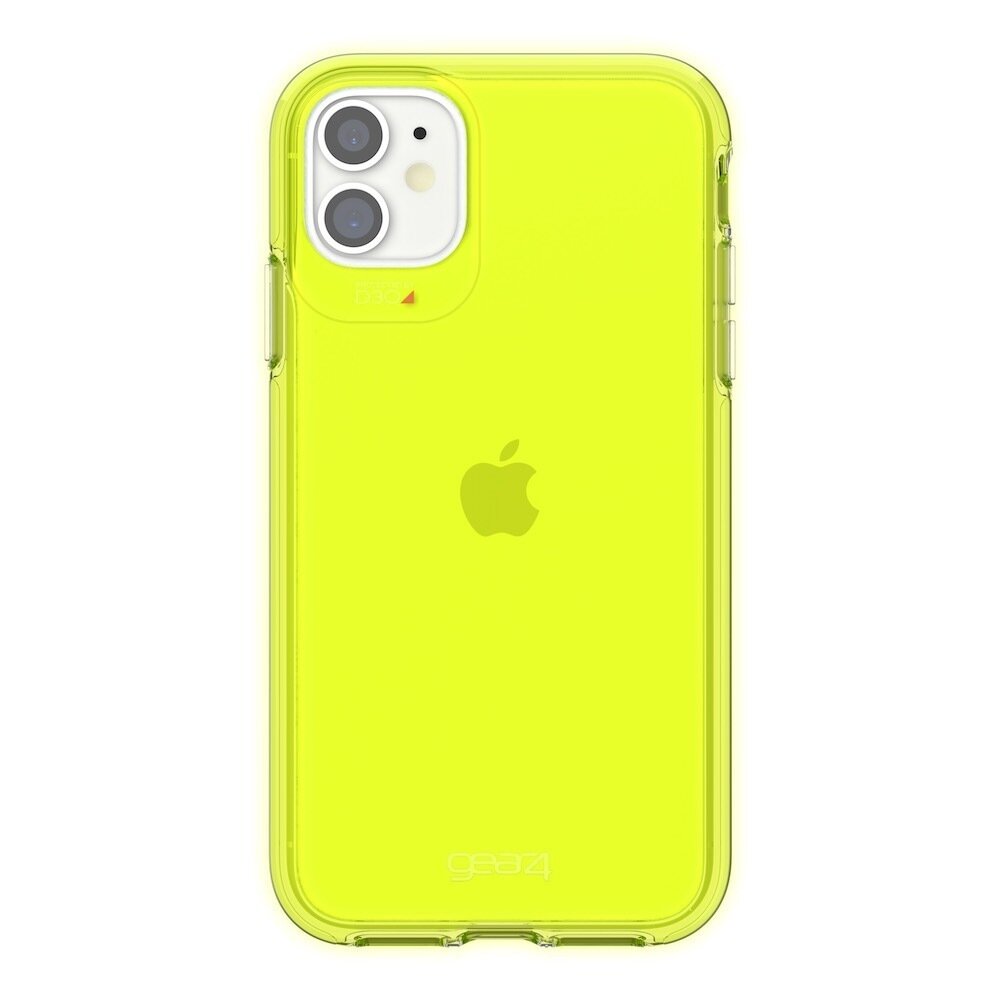 Gear4 iPhone 11 D3O Crystal Palace, Neon Yellow