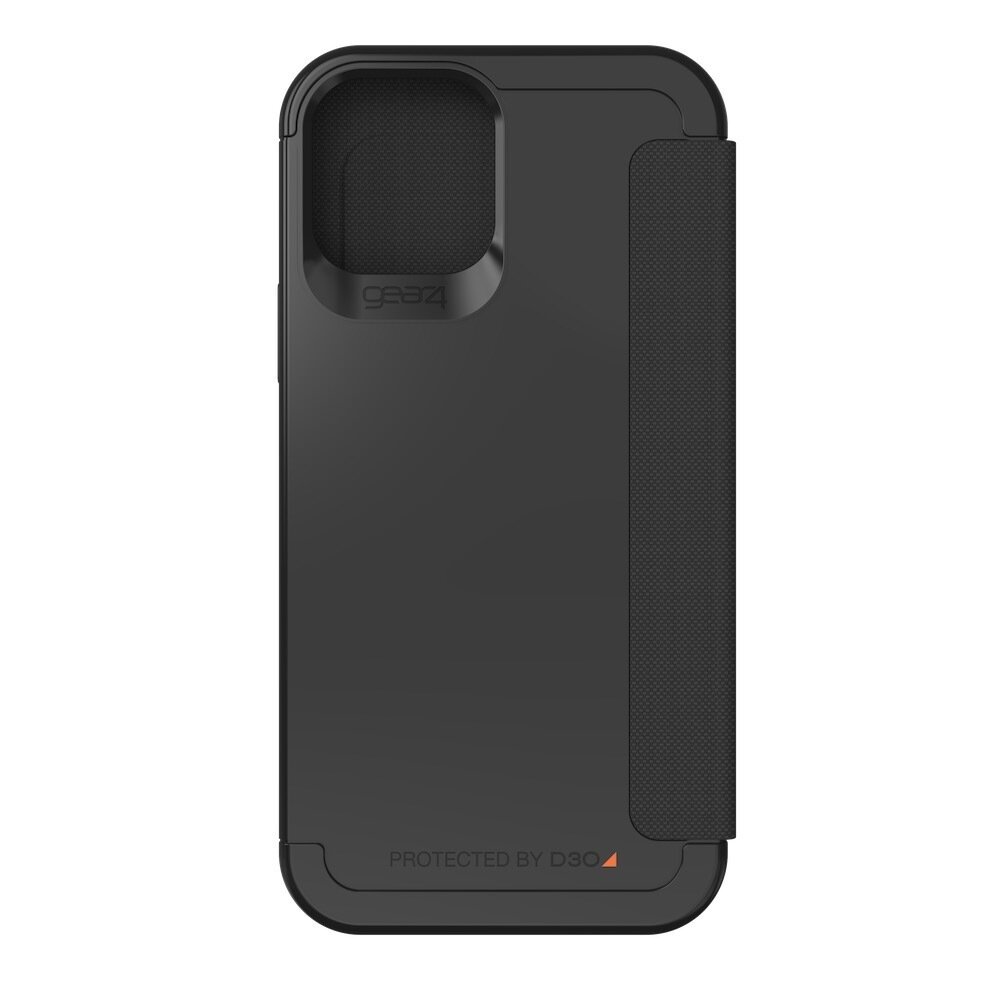 Gear4 iPhone 12 / iPhone 12 Pro D3O Wembley Flip, Black