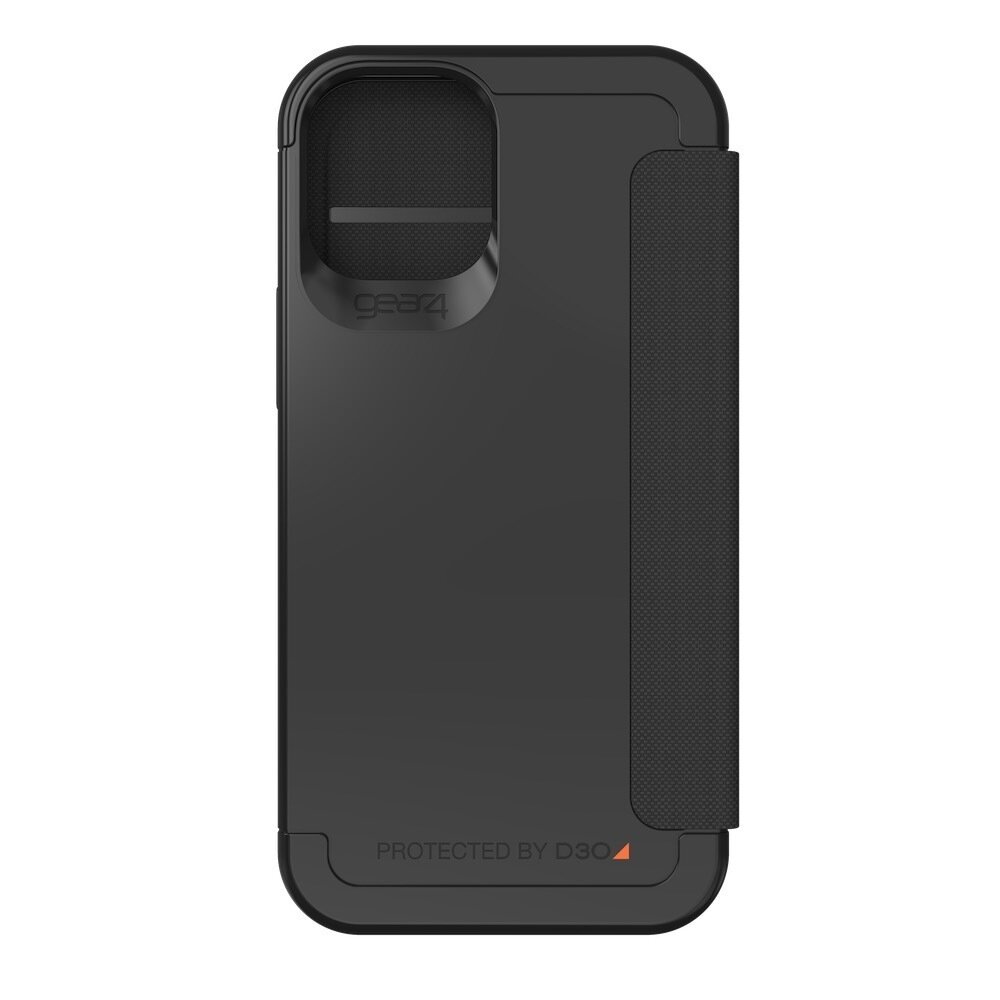 Gear4 iPhone 12 mini D3O Wembley Flip, Black