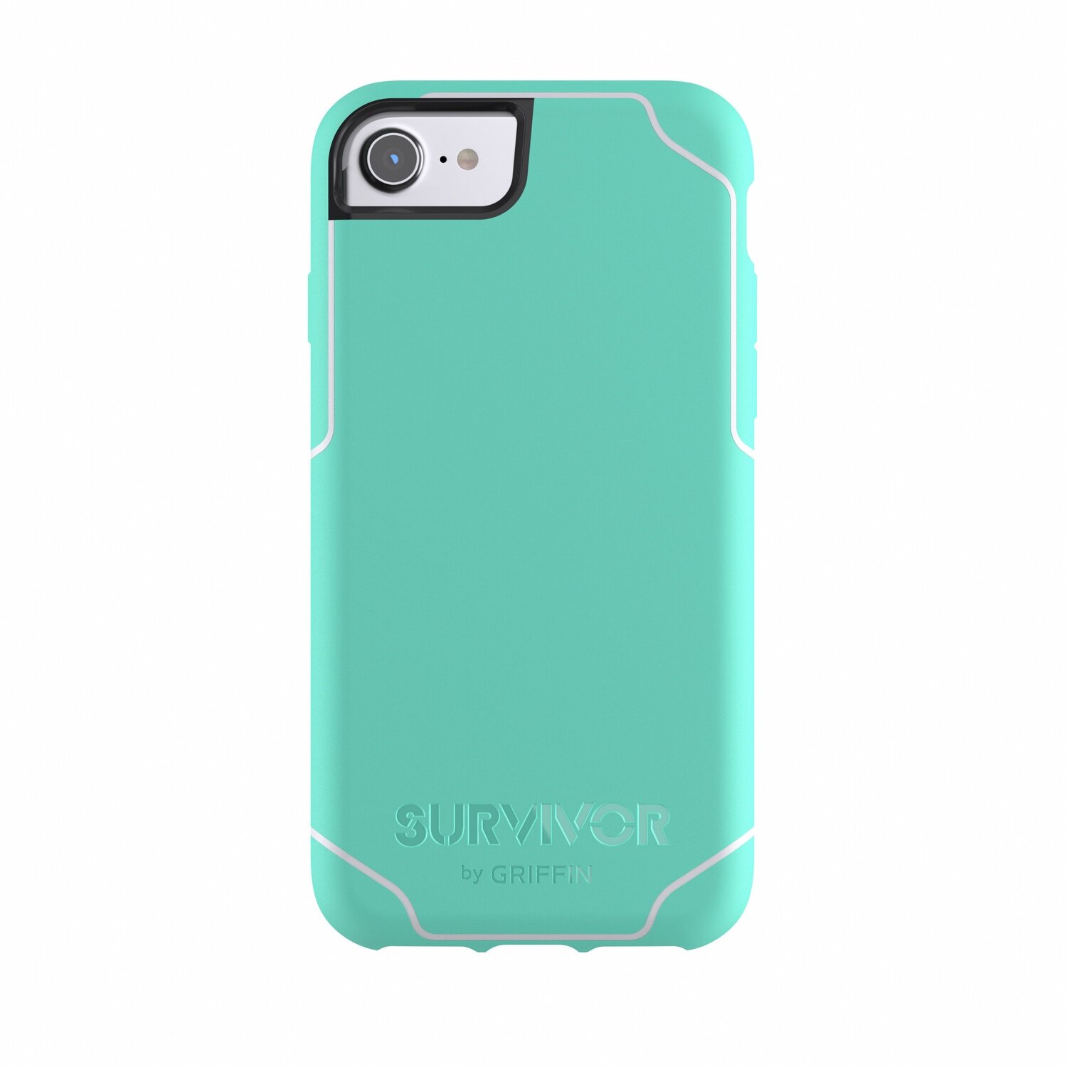 Griffin iPhone 7/6s/6 Survivor Journey, Coral Fire/Apple White (GB42772)