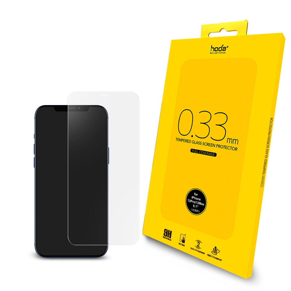 519004-Hoda iPhone 12 / iPhone 12 Pro Tempered Glass