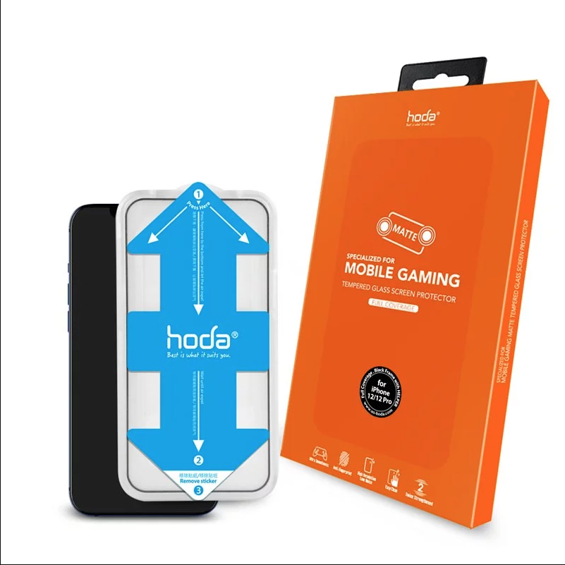 519288-Hoda iPhone 12 / iPhone 12 Pro Tempered Glass