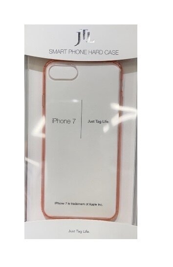 JTL iPhone 7 Dual Protection Bumper Back Case, Crystal Pink