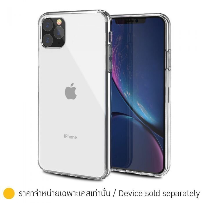 JTLegend iPhone 11 Pro Max Hybrid Cushion PC+TPU Case, Crystal