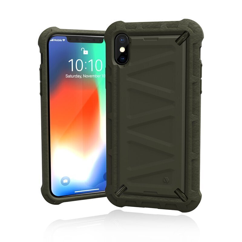 JTLegend iPhone Xs Max Guardian Z Camo Case, OD Green
