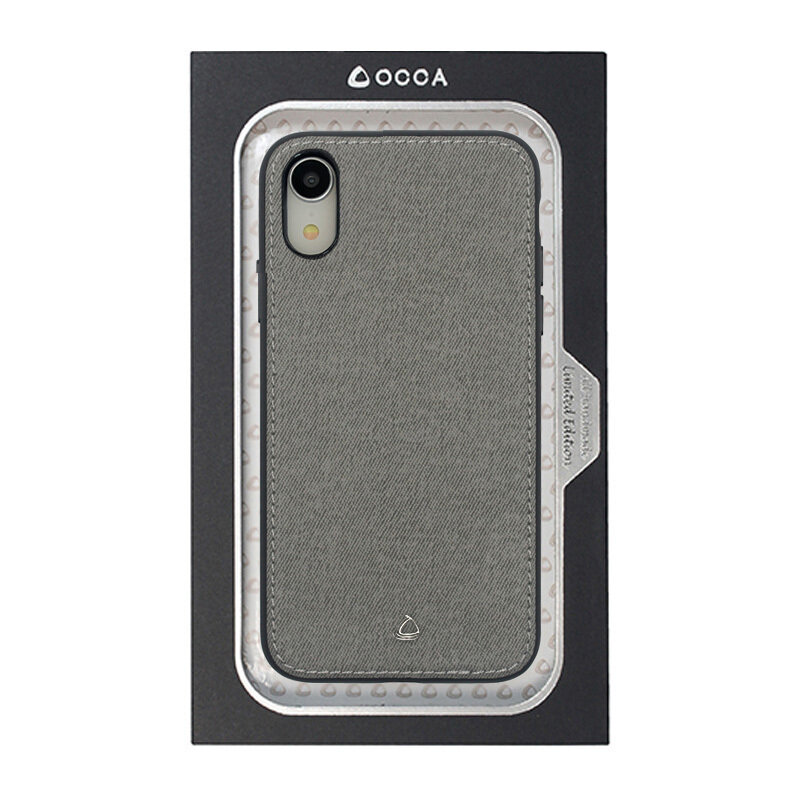 Just Must iPhone XR Y Empire Case, Grey