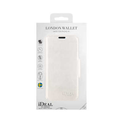 iDeal Of Sweden iPhone XR London Wallet, White