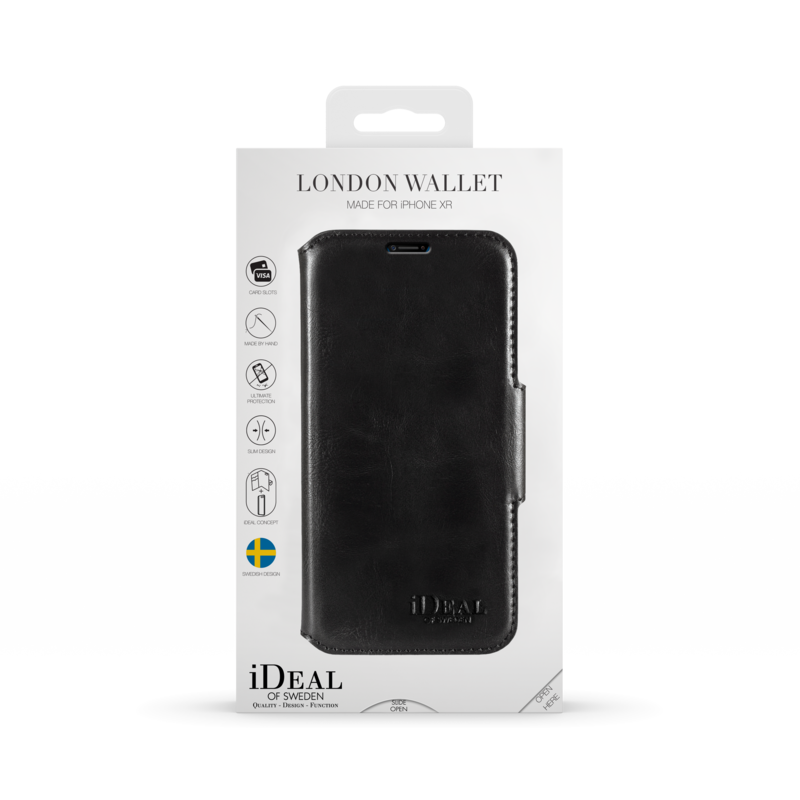 iDeal Of Sweden iPhone XR London Wallet, Black