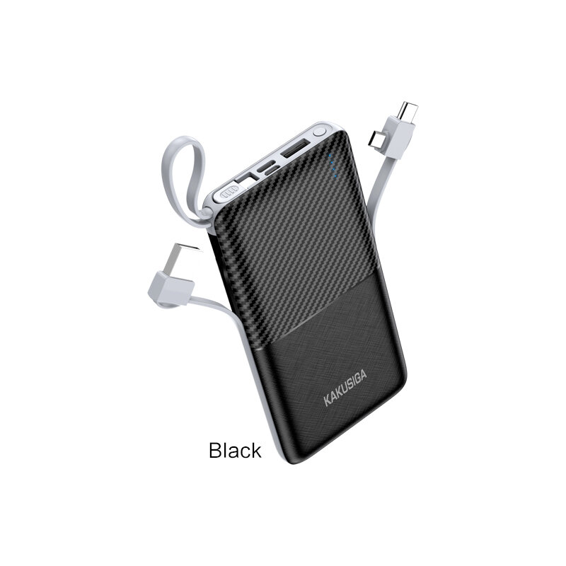 6921042119946-Kaku Blackself-Contained Mobile Power Bank 10000mA