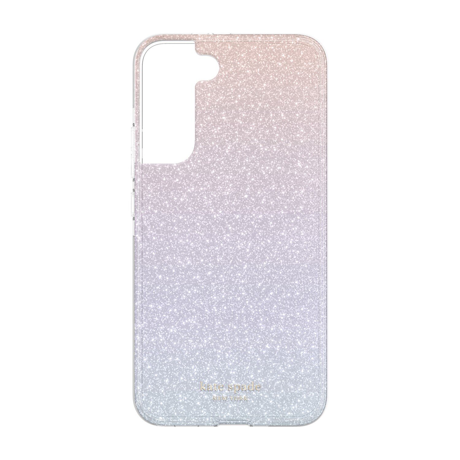 KSNY Samsung Galaxy S22 5G Defensive Hardshell, Ombre Glitter/Pink/Purple/Blue/T