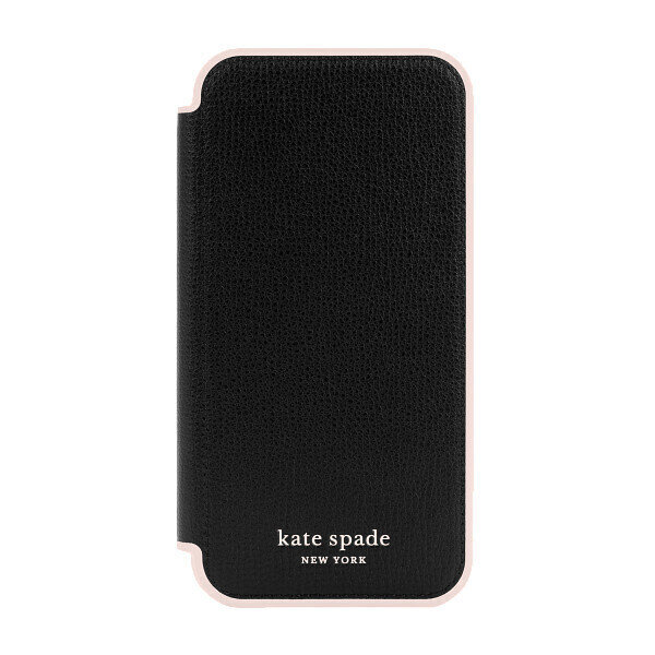 Kate Spade iPhone 12/13 mini 5.4&quot; Folio, Black/Pal UP: S$70