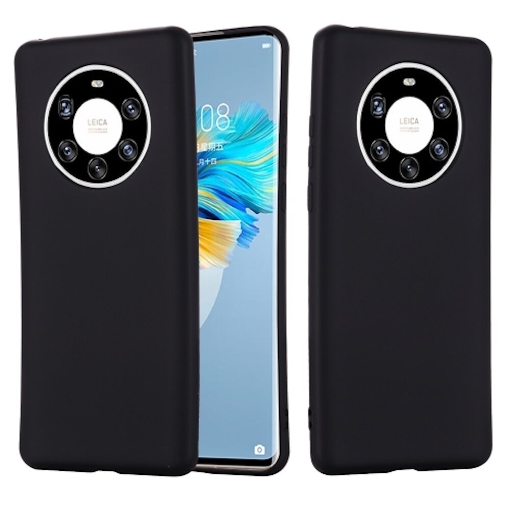 Komass Huawei Mate 40 Pro Liquid Silicone Back Cover, Black