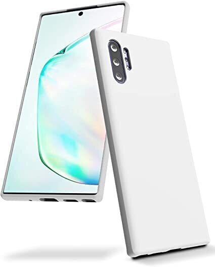 Komass Samsung Galaxy Note 10 Plus Liquid Silicone Back Cover, Grey