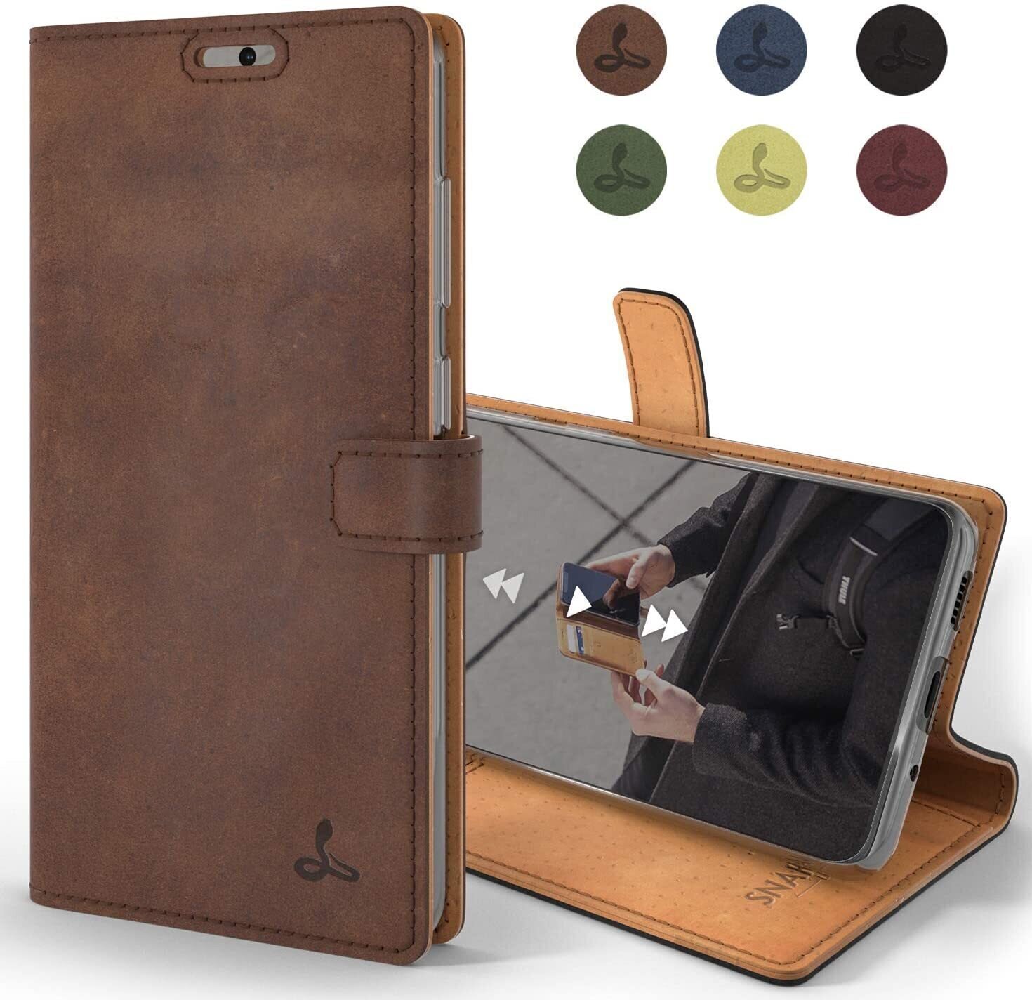 Komass Samsung Galaxy Note 20 Ultra 5G Flip Case, Brown