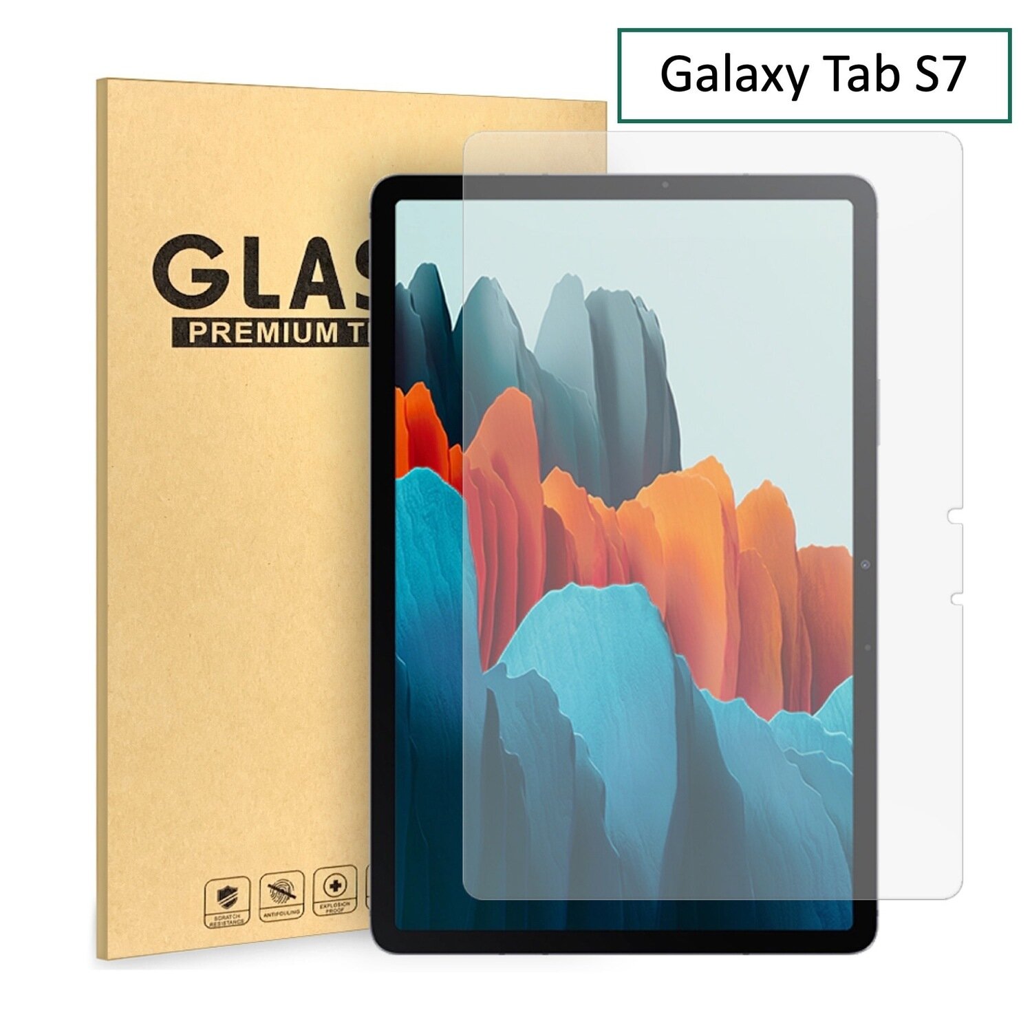 124224-Komass Samsung Galaxy Tab S7 Tempered Glass (Screen