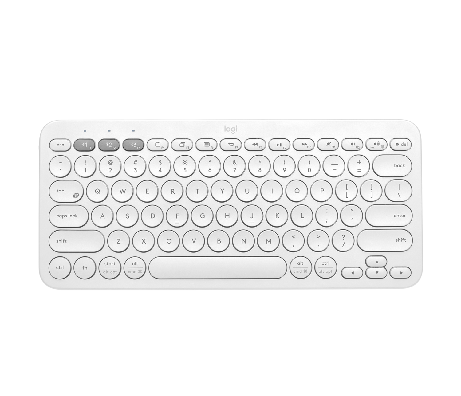 LOGITECH K380 FOR MAC MULTI-DEVICE BT KB WHITE 1Y UP: S$126