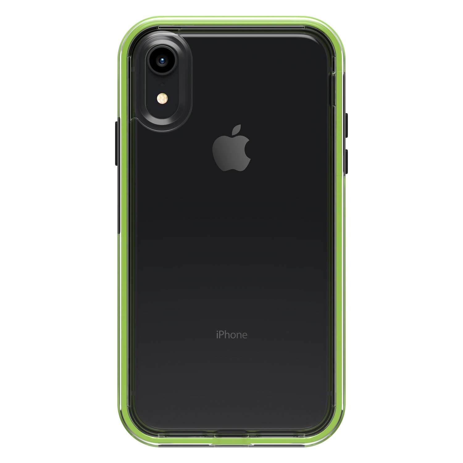LifeProof iPhone XR Slam Series, Night Flash (Clear/Lime/Black) (77-59945)