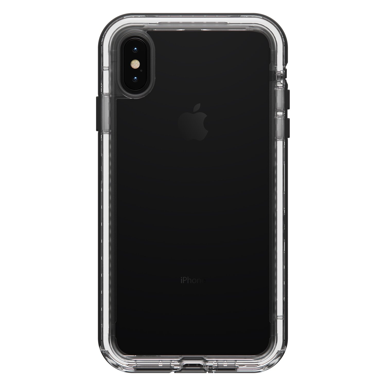 LifeProof iPhone Xs Max Next Series, Black Crystal (Clear/Black) (77-60163)