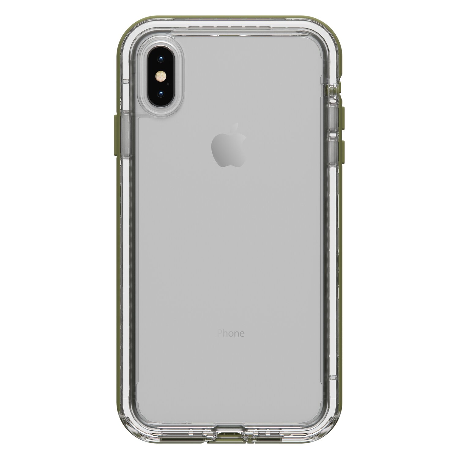 LifeProof iPhone Xs Max Next Series, Zipline (Clear/Mosstone) (77-60165)