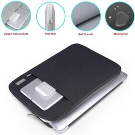 MacLink Bundle MacBook Air 11&quot; Neoprene Sleeve, Black/Grey (Komass)