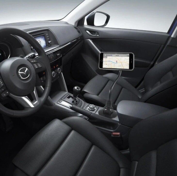 Macally Mount Magnetic Car Cup Holder Mount (8&quot;) (MCUPMAG)