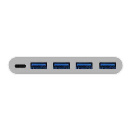 Macally USB-C 3.1 To USB-A 3.1 4-Port Hub with USB-C 3.1 Charging Port (UC3HUB4C