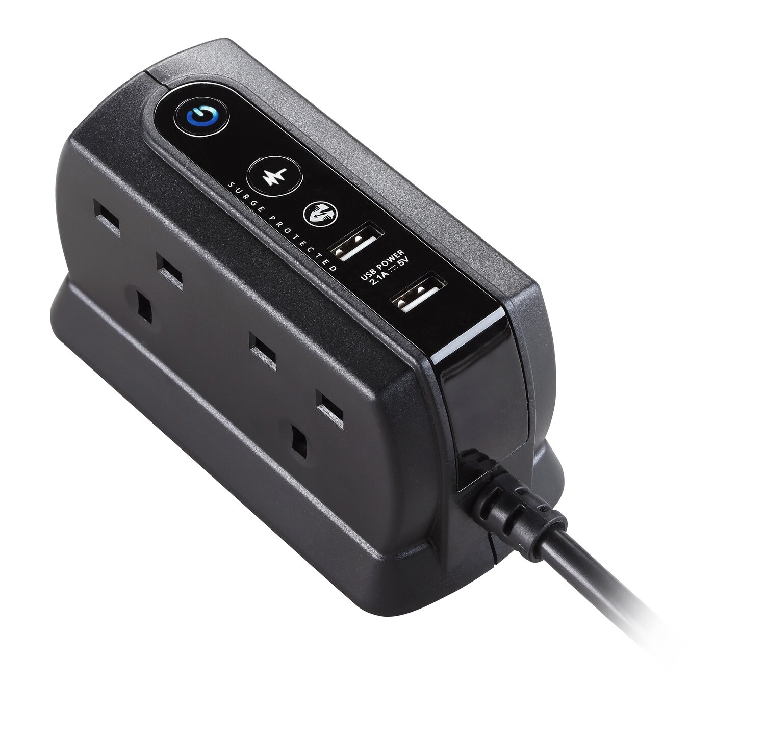 Masterplug 13A 4 Socket + 2 USB (2.1) Surged, Matt UP: S$99