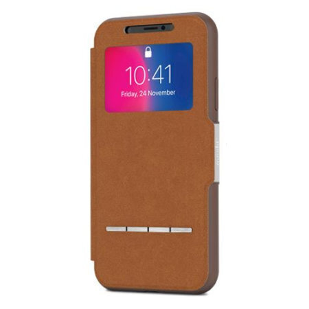 Moshi iPhone X SenseCover, Caramel Brown